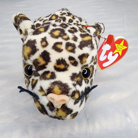 Ty Beanie Babies Freckles the Spotted Leopard Plush Toy - 4066 - Picture 1 of 9